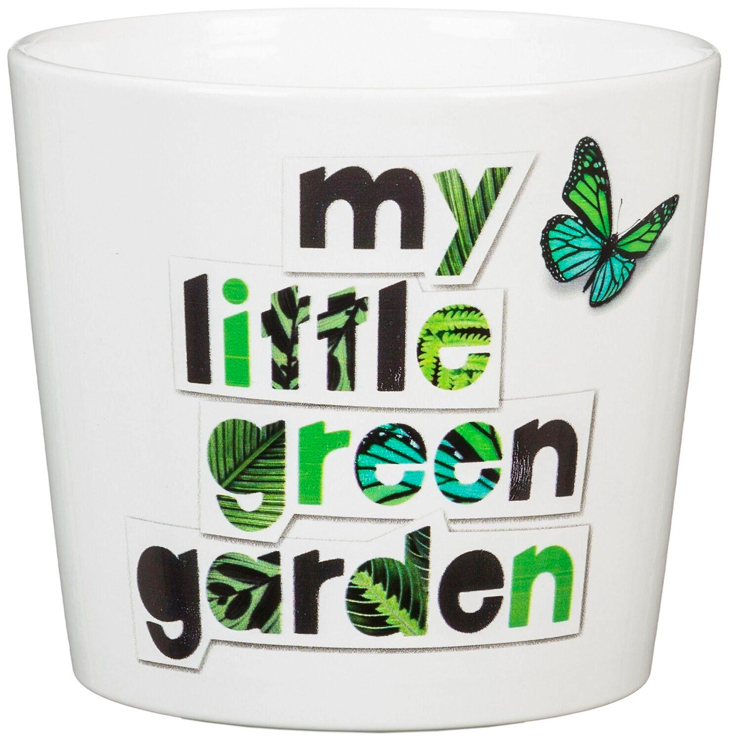 Кашпо Scheurich Гарден 870 d15 см керамическое белое