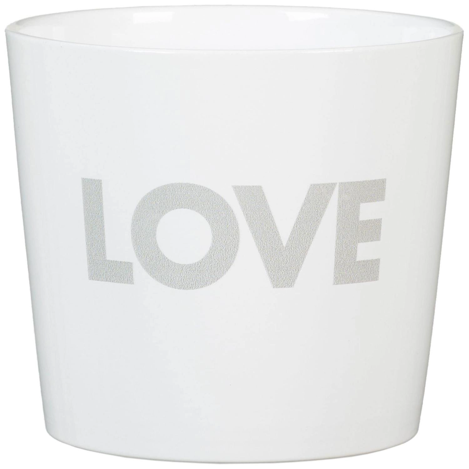 Кашпо Scheurich Мессидж 870 d12 см керамическое белое