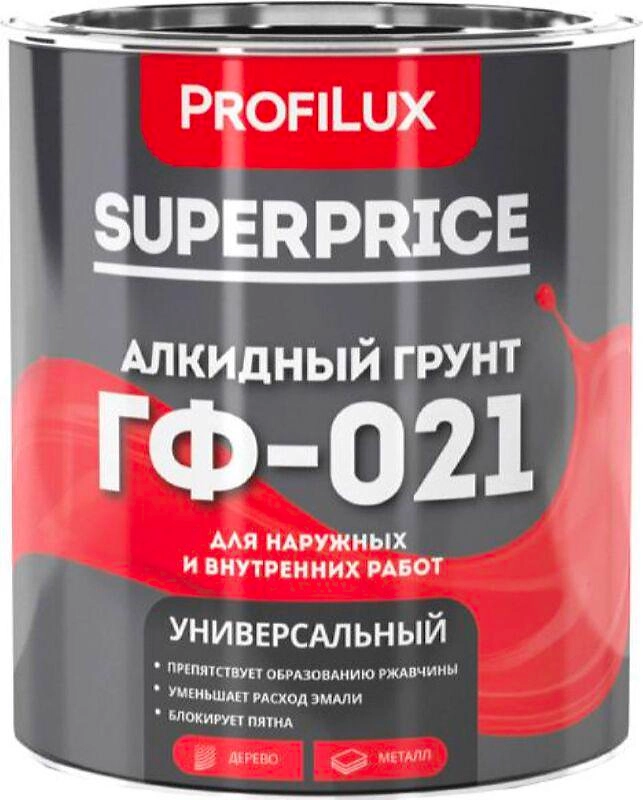 Грунт ГФ-021 PROFILUX красно-коричневый 1,9 кг