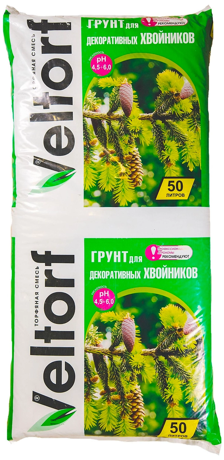 Грунт для декоративных хвойников Veltorf 50 л