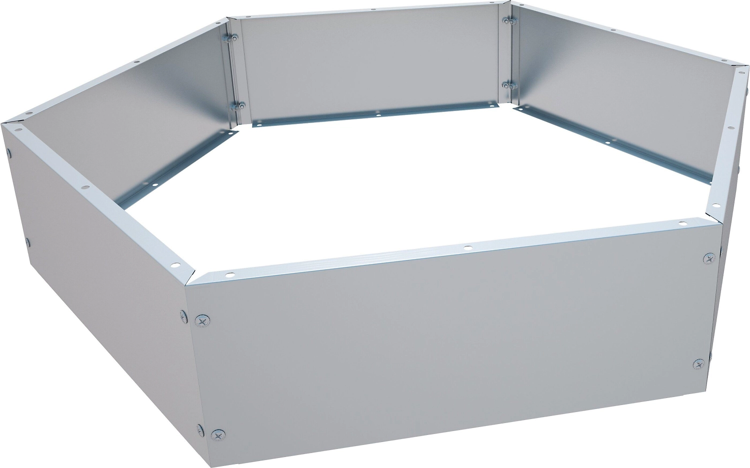  Грядка из оцинкованной стали БЛАГО шестиугольная 70х90х90 см