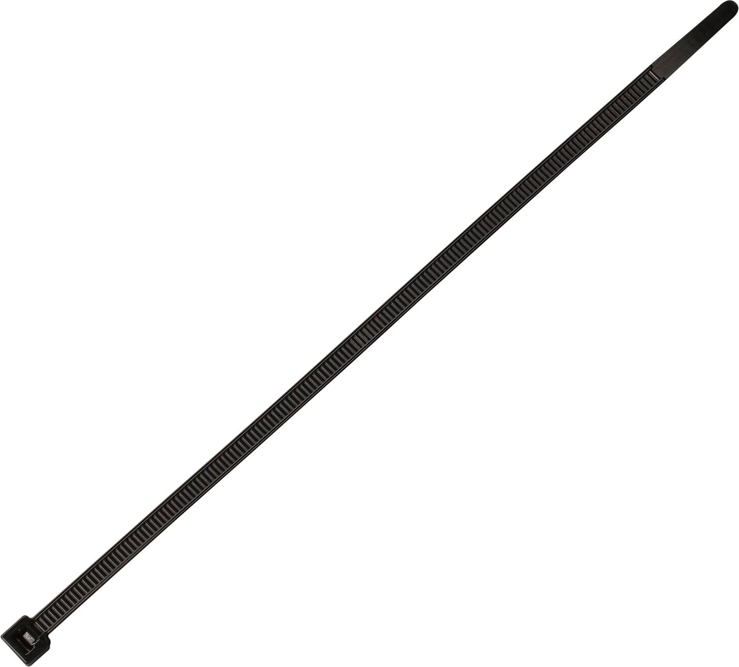 Стяжки кабельные Европартнер PRNS 3,5х150 мм нейлон черные 100 штук