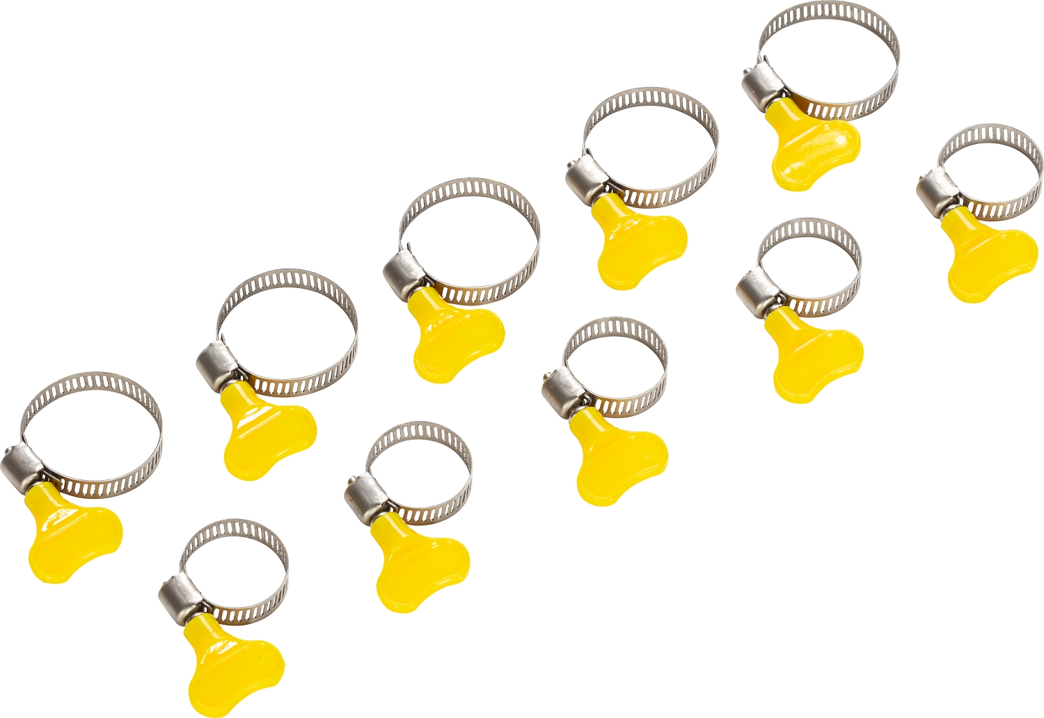 Хомуты LUX-TOOLS 8 мм d 14-25 мм оцинкованная сталь 10 шт