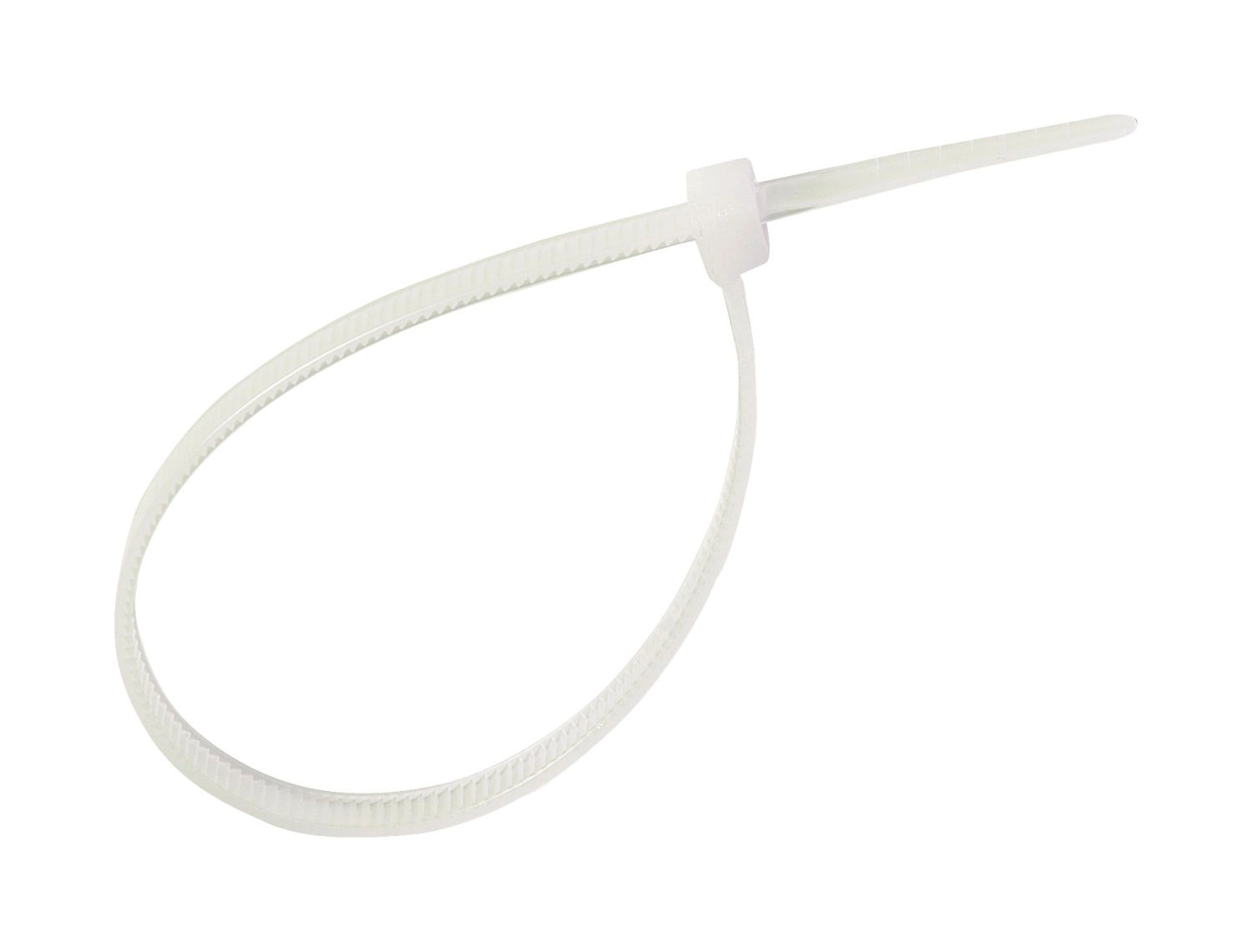 Стяжки кабельные OBI 4,2х200 мм пластик белые 100 шт