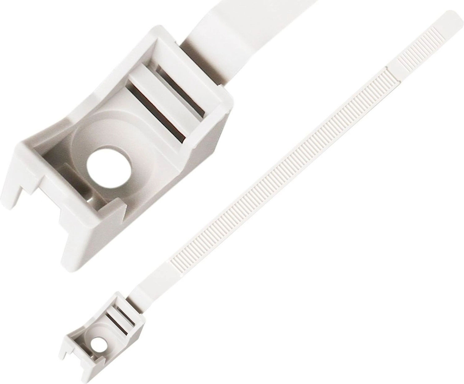 Стяжка для труб и кабеля Европартнер PRNT 25 см белый 10 шт