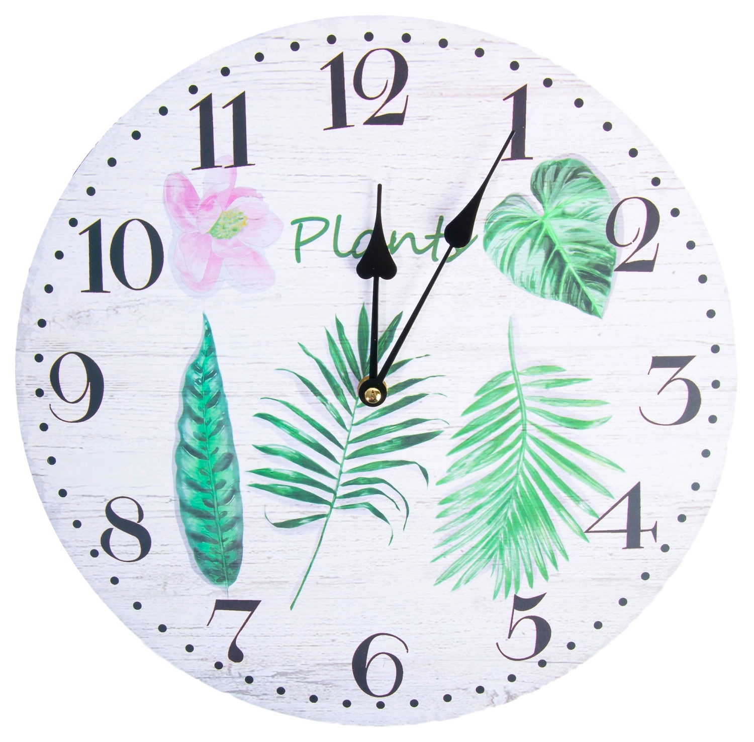Часы настенные Листья №3 34 см