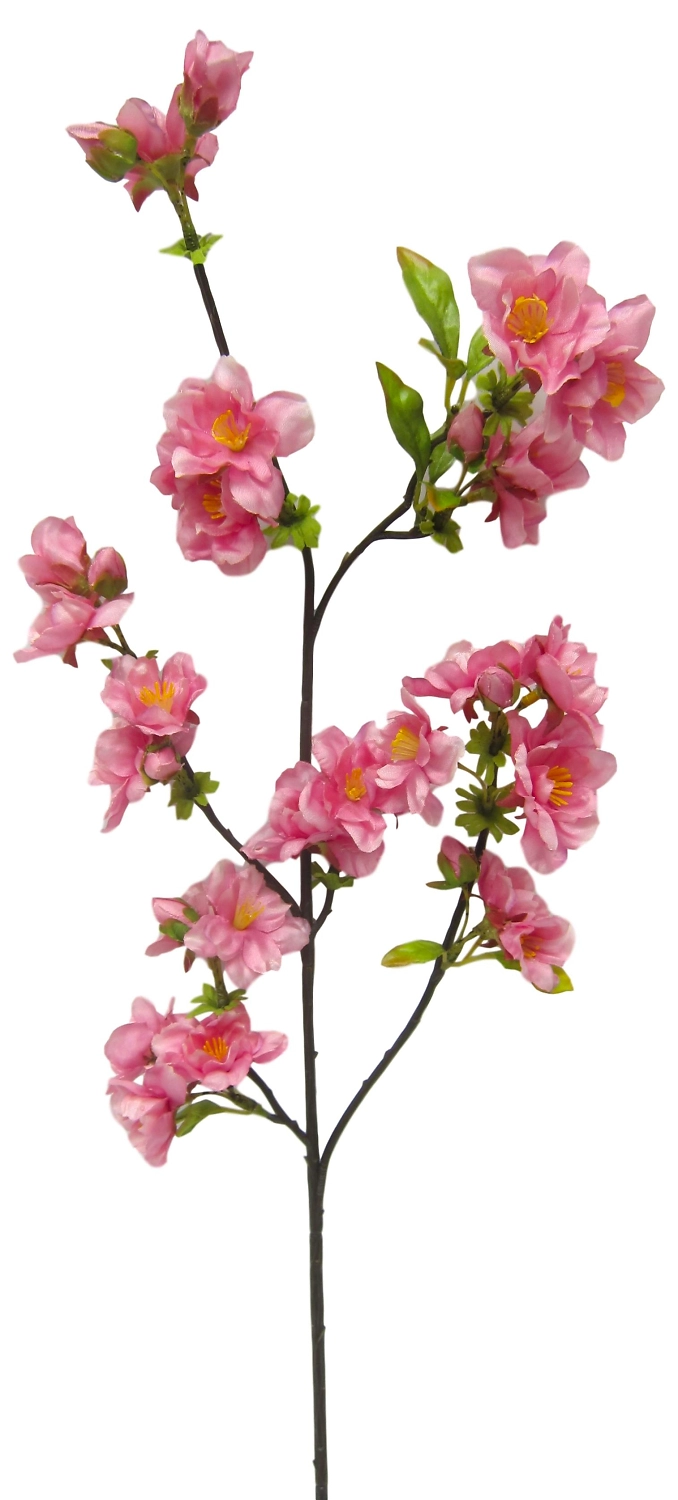 Искусственная ветка вишня розовая 72 см
