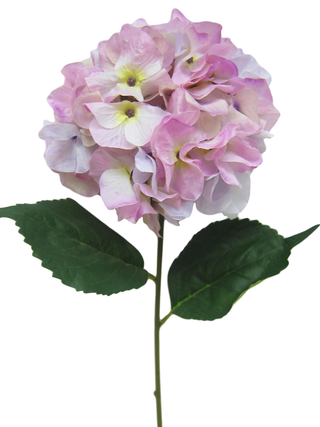 Искусственная ветка гортензия сиреневая 78 см