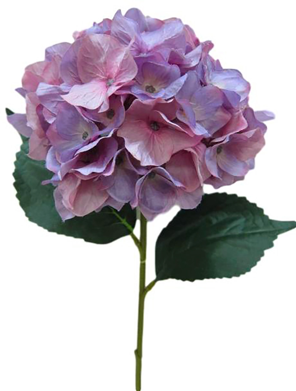 Искусственная ветка гортензия фиолетовая 78 см