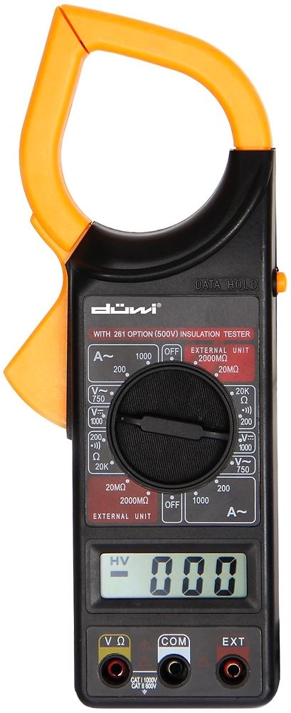 Токовые клещи Duwi Profi М266 цифровые