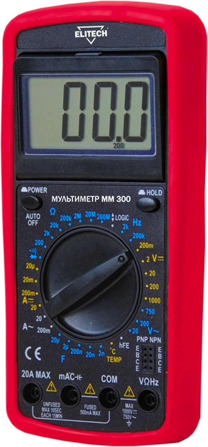 Мультиметр ELITECH ММ 300 цифровой
