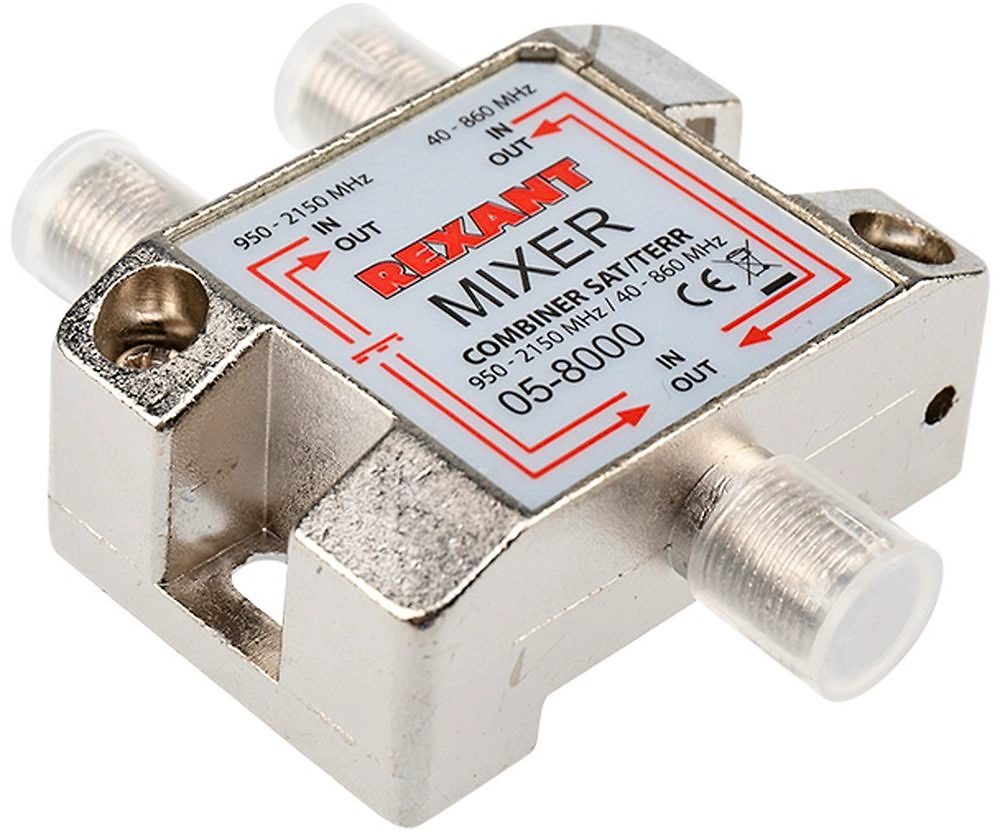 Сумматор-делитель SAT+TV в усиленном корпусе REXANT 