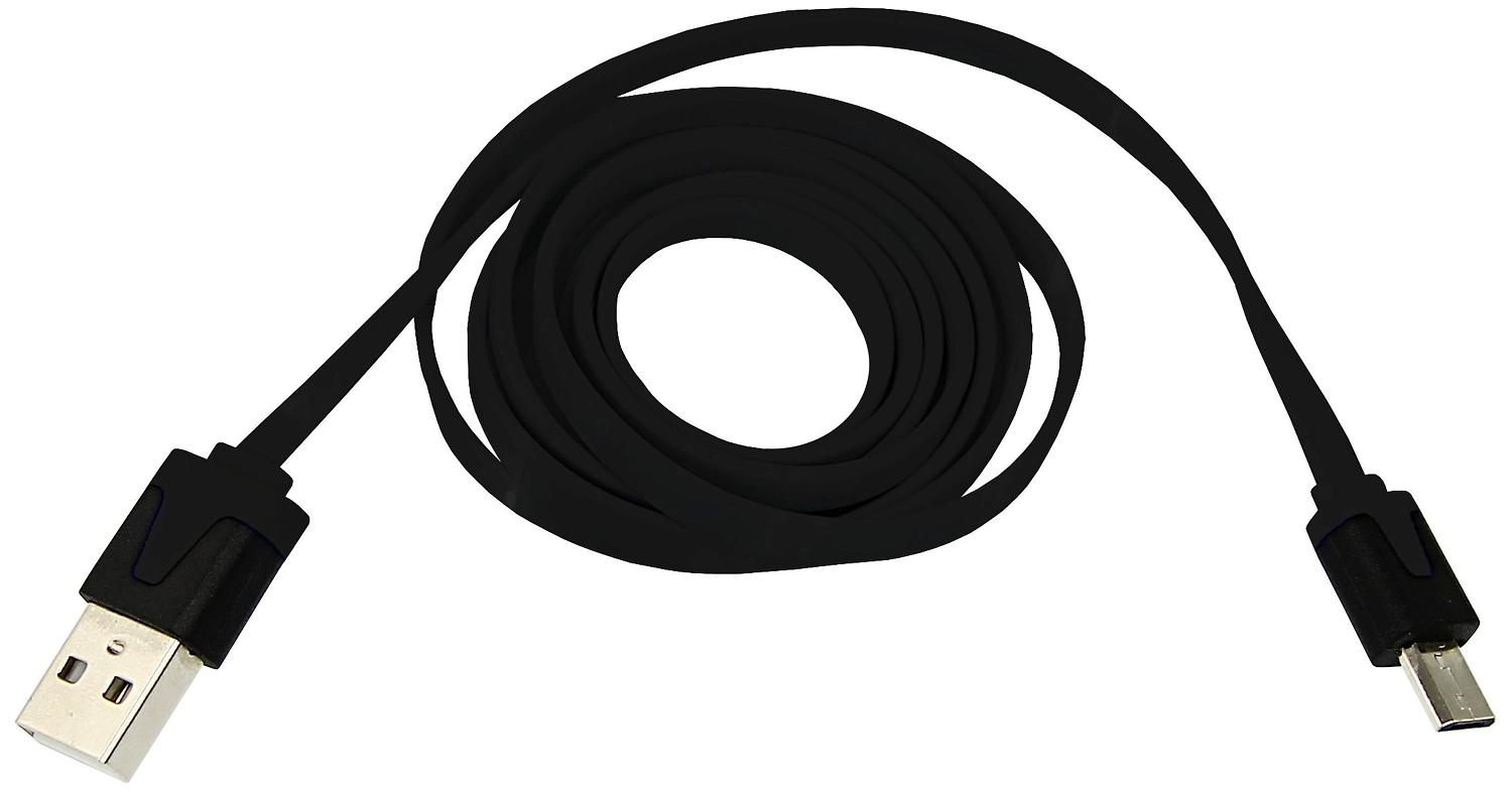 Кабель-переходник Rexant micro USB черный 1 м