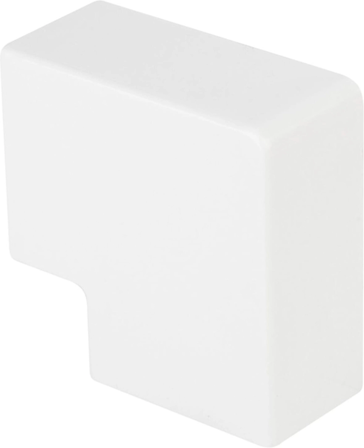 Поворот EKF PROxima белый 15х10 мм