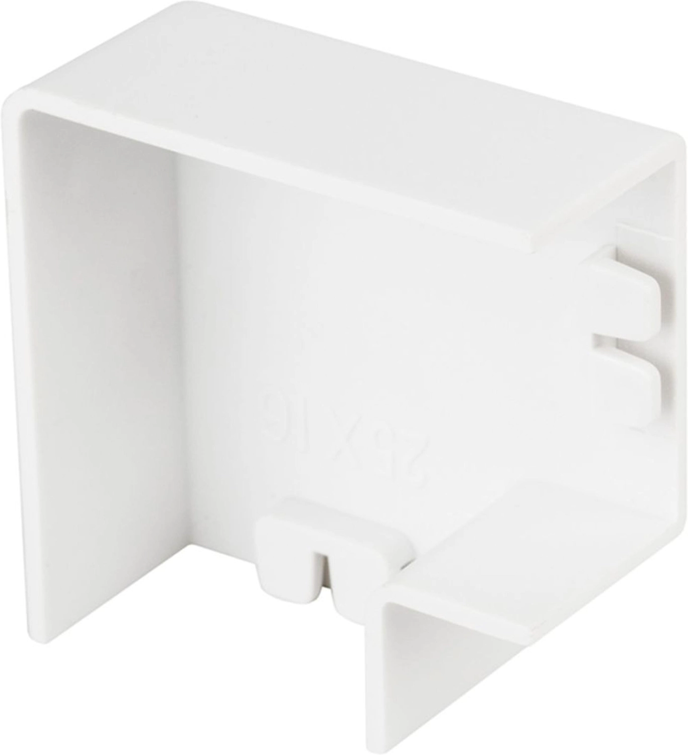 Поворот EKF PROxima ABW-100-60X2 белый 100х60 мм 