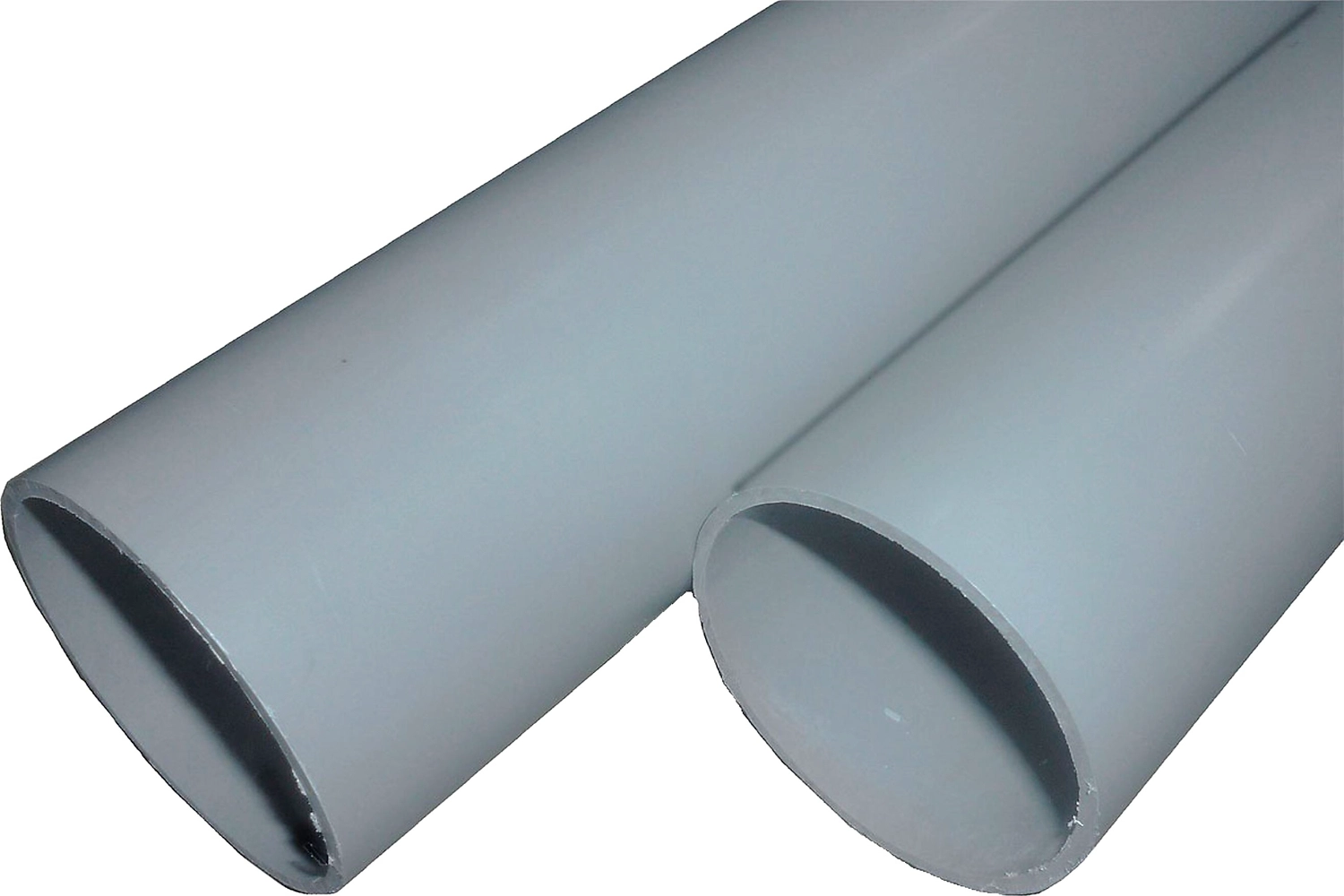 Труба Ecoplast RAL 7035 ПВХ серая 50 мм 2 м