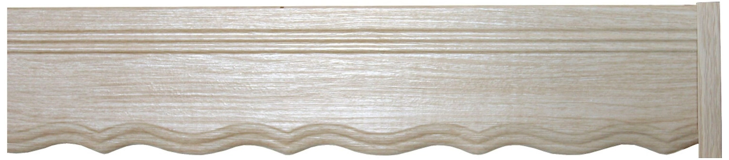 Карниз для штор Уют Болонья 306БК потолочный двухрядный беленый дуб 250 см