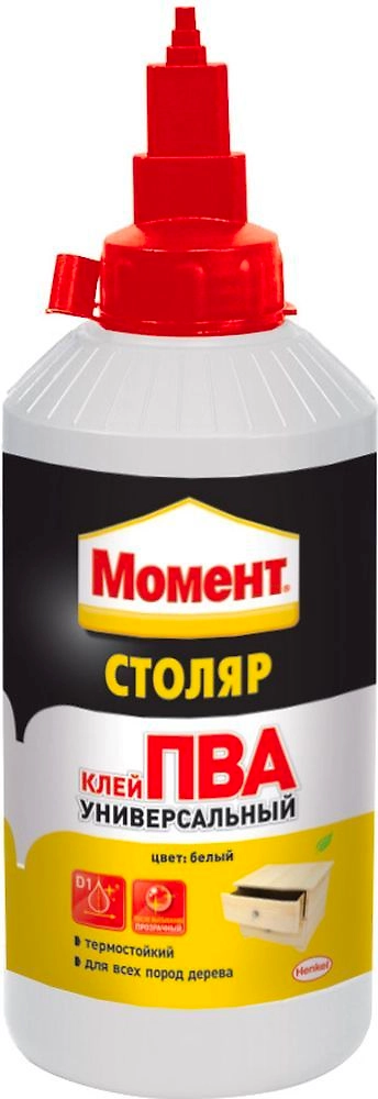 Клей ПВА Момент Столяр Универсальный 750 г белый