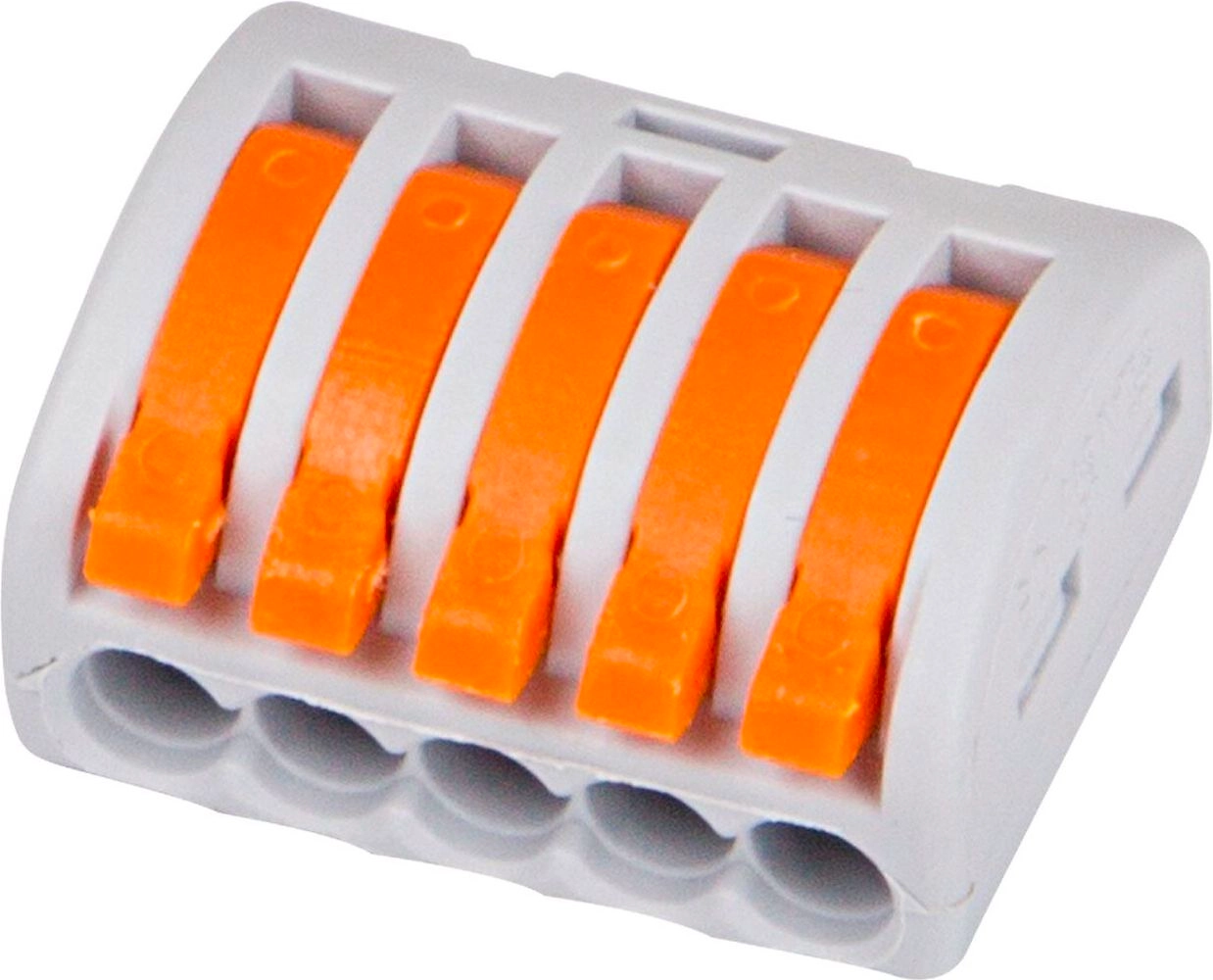 Клемма соединительная Rexant 5 проводников белый 40 шт