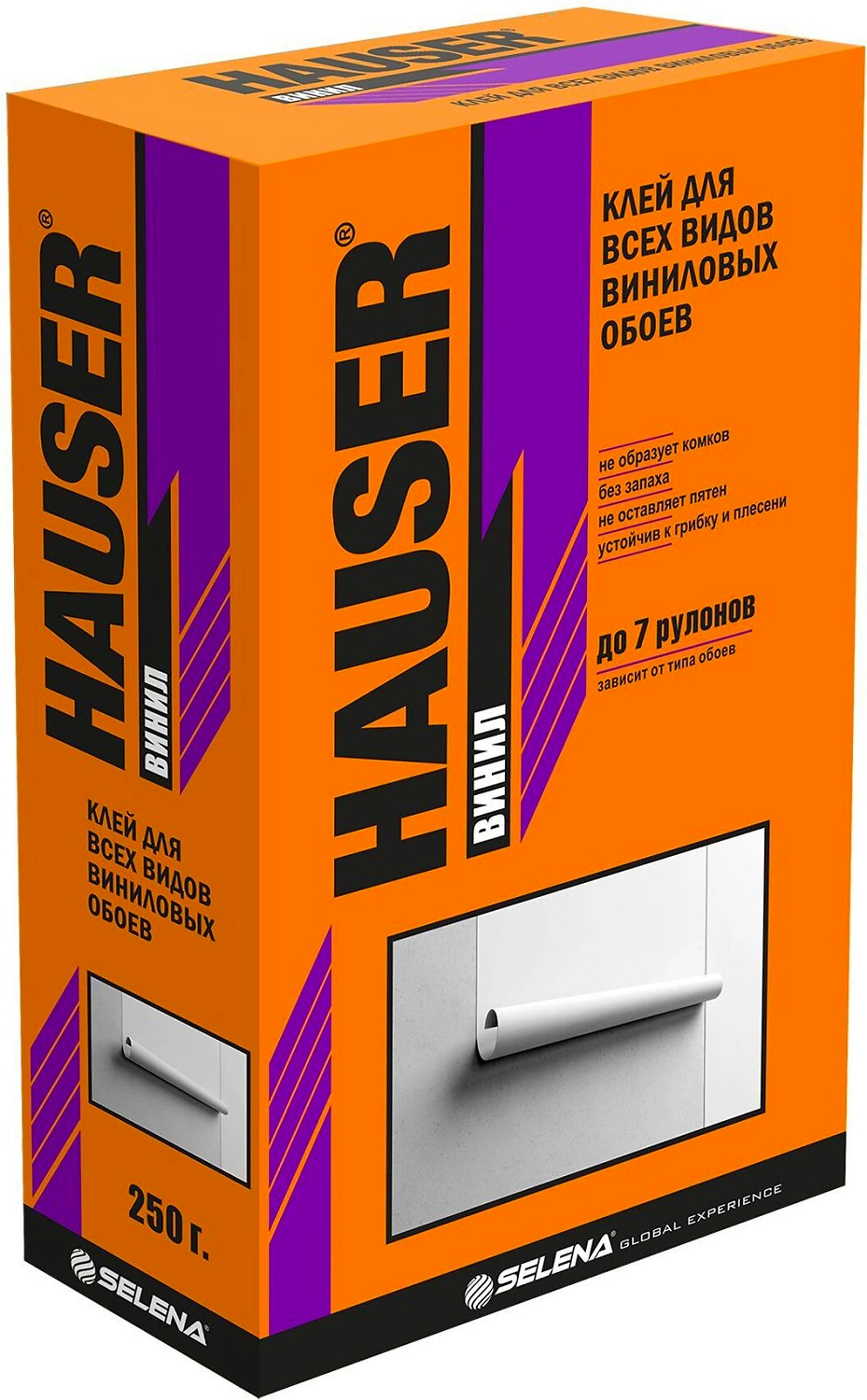 Обойный клей HAUSER для виниловых обоев 250 г