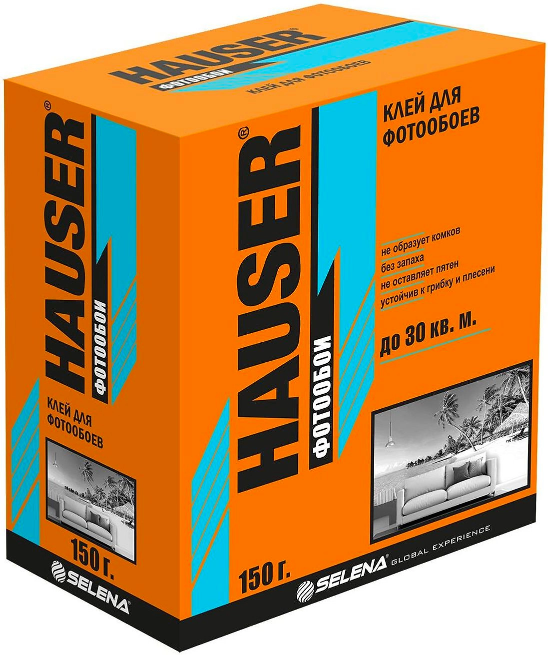 Обойный клей HAUSER для фотообоев 150 г