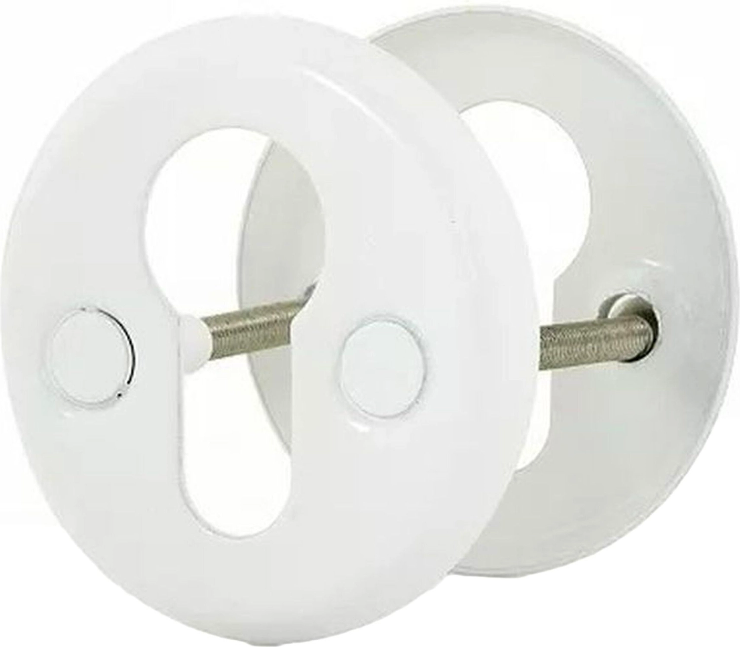 Накладка под цилиндр ФАБРИКА ЗАМКОВ Е 002 WW белый