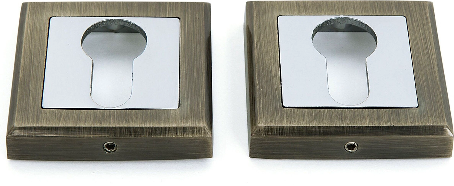 Накладка Фабрика Замков F SQUARE античная бронза