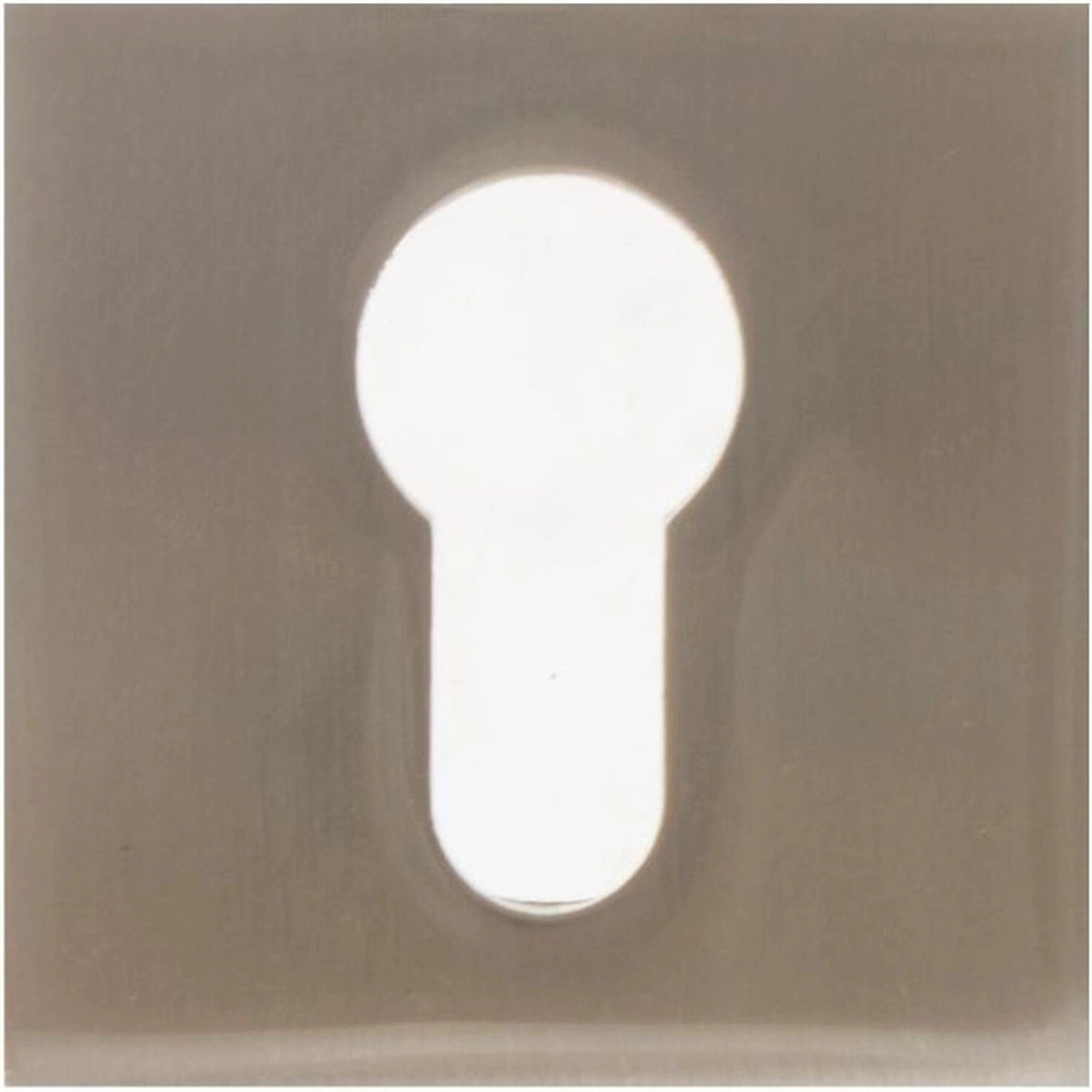 Накладка на замок Fuaro ET DM CP-8 квадрат хром