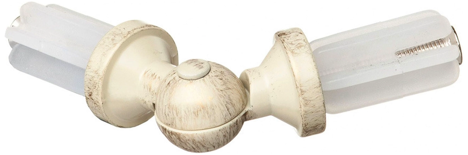 Эркер для штанги HOME ACCESSORY стальной сплав белый классик d16 мм 1 шт