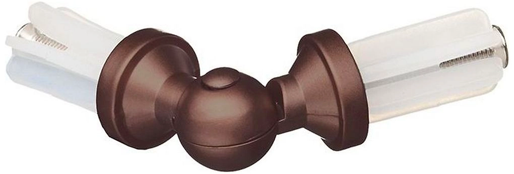 Эркер для штанги HOME ACCESSORY стальной сплав шоколад d16 мм 1 шт