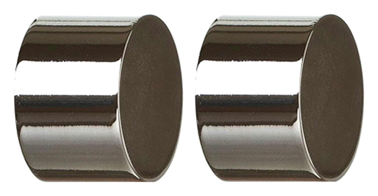 Наконечник для карниза ORBIS Заглушка d16 мм стальной сплав хром 2 шт 