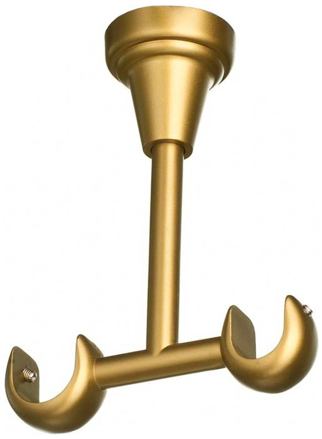 Держатель для карниза 2 ряда Home Access металл потолочный золото матовое d20