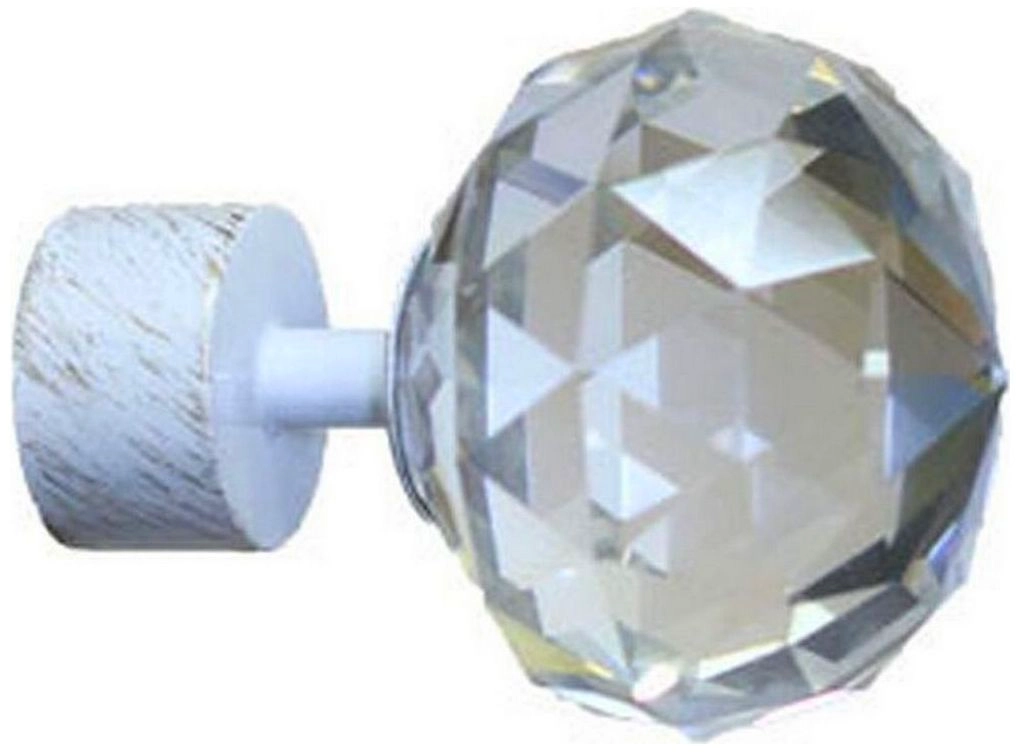 Наконечник для карниза Home Access алюминиевый белый 5,3 см d20 мм 1 шт