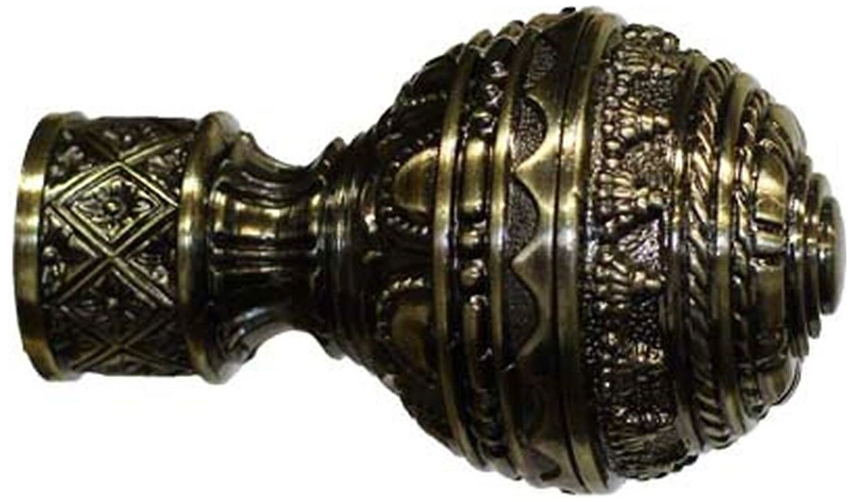 Наконечник для карниза Home Access алюминий золотой антик d20 1 шт