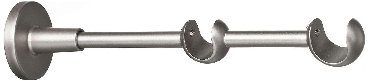 Держатель для карниза 1 ряд HOME ACCESSORY сталь серебряный d20 мм 20 см