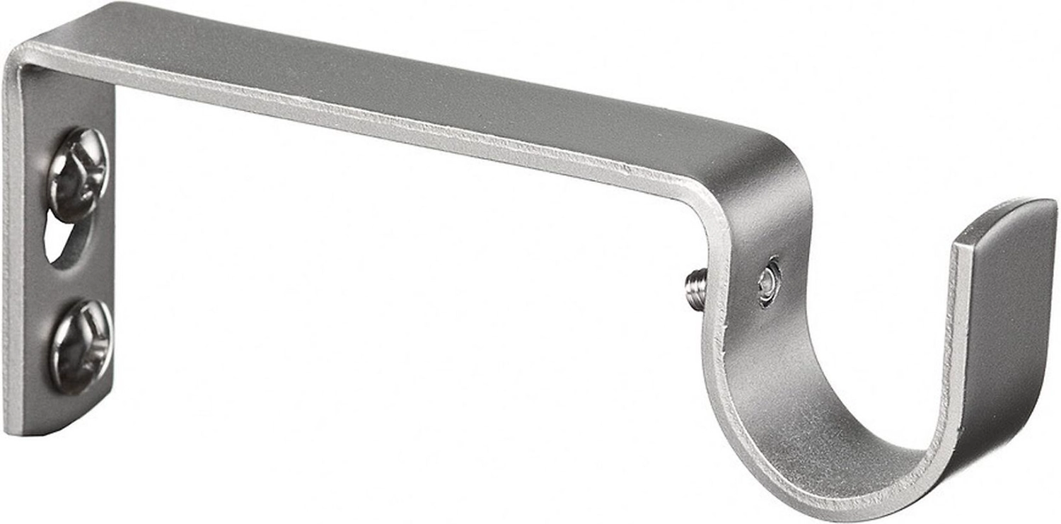 Держатель для карниза 1 ряд HOME ACCESSORY стальной сплав серебро d20