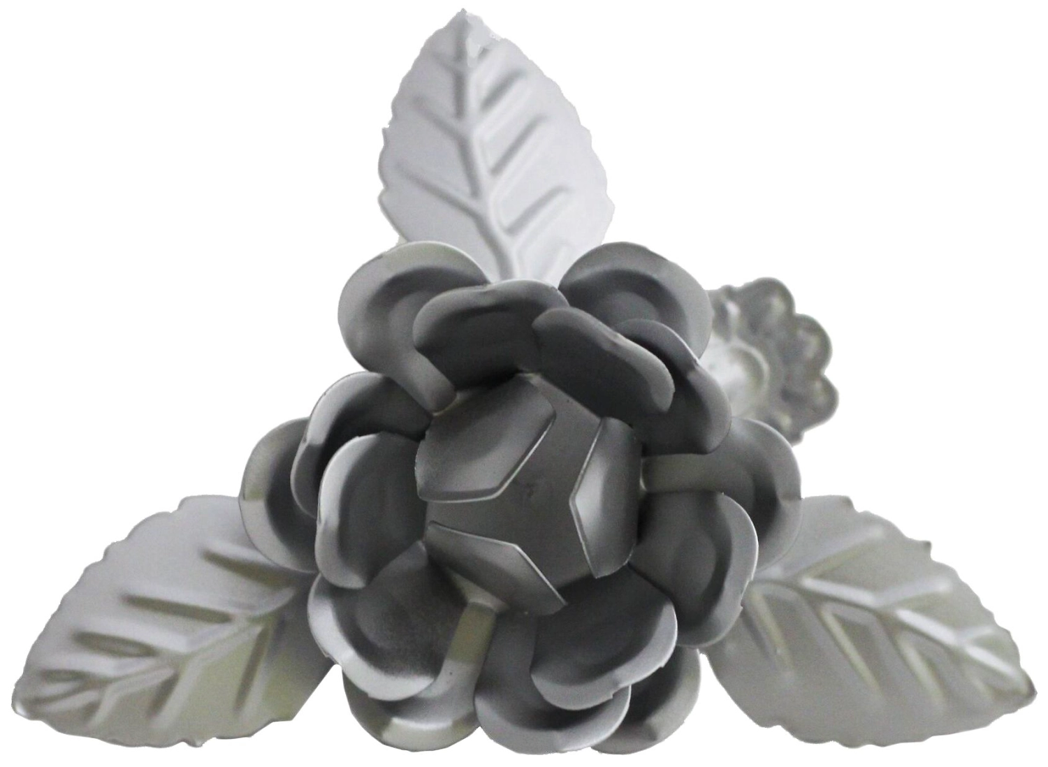 Клипса для штор HOME ACCESSORY Роза стальной сплав серебряный 180 мм 1 шт