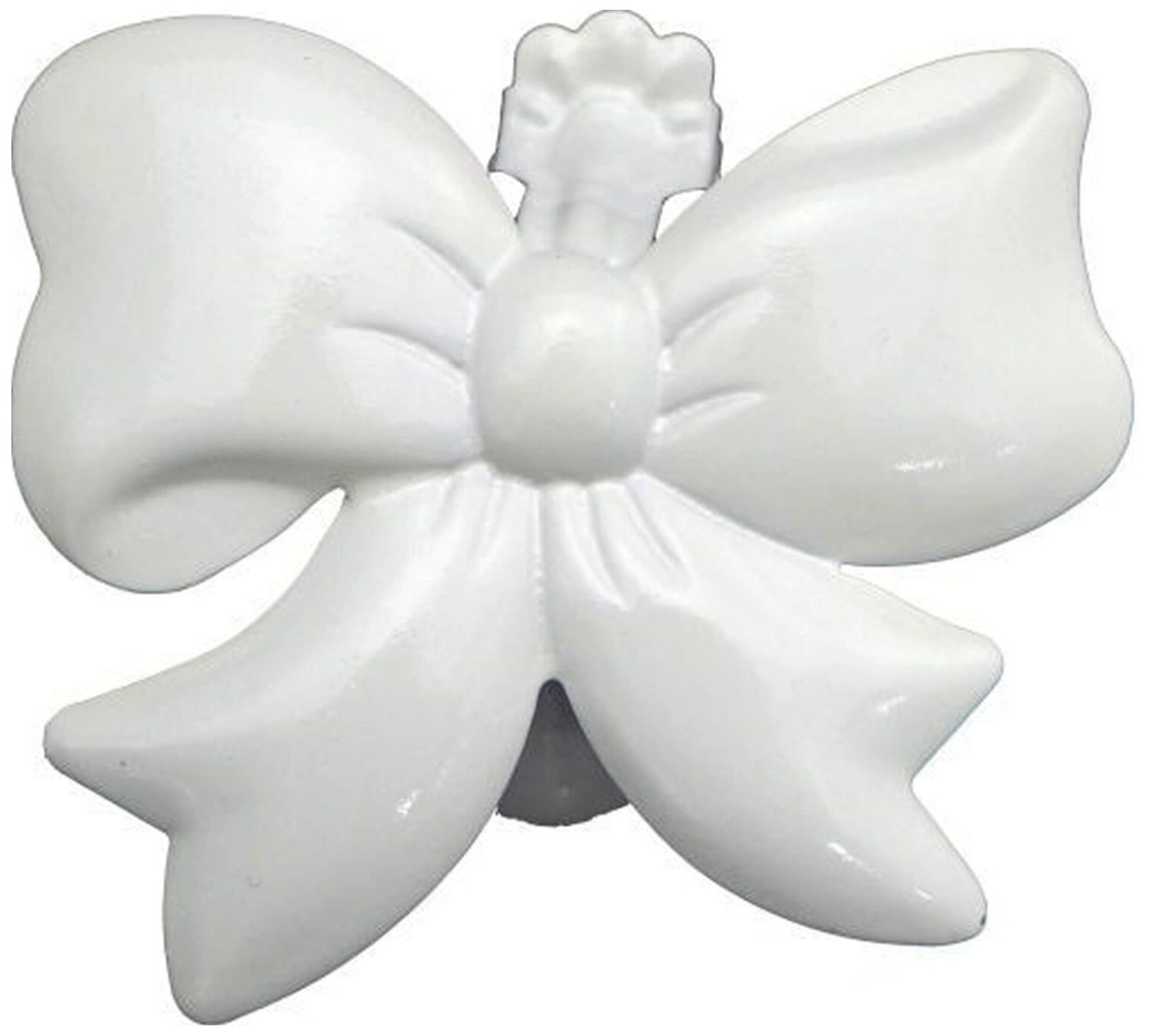 Клипса для карниза HOME ACCESSORY белая металлическая 150 мм бантик