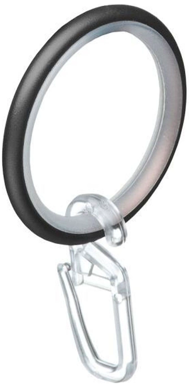 Кольцо для карниза HOME ACCESSORY металлическое черное 150 мм 