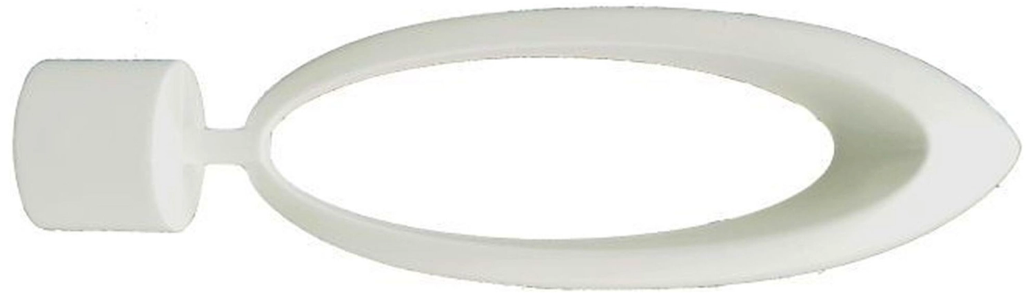 Наконечник для карниза HOME ACCESSORY 20.31.604 металлический белый петля