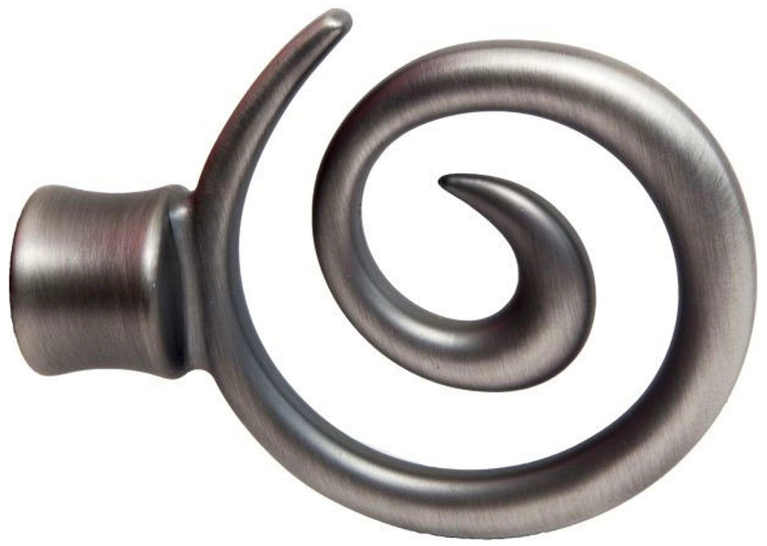 Наконечник для карниза HOME ACCESSORY 20.37.591 металлический титан вихрь