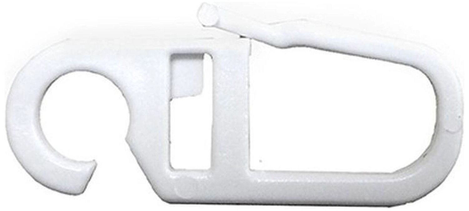 Крючки для кольца шторы белый 10 шт