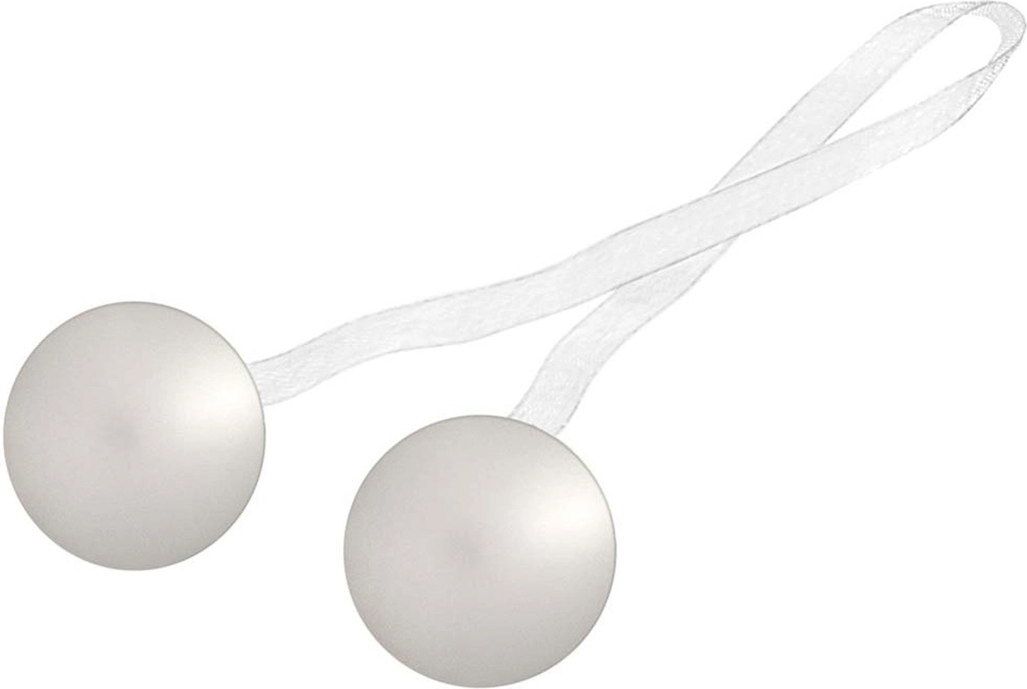 Клипсы магнитные для штор пластик серебряные 180 мм d35 мм 2 шт