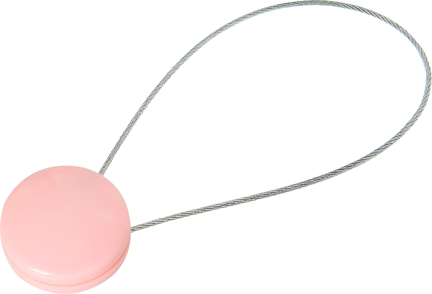 Клипсы магнитные для штор пластик светло-красные 180 мм d45 мм нефрит