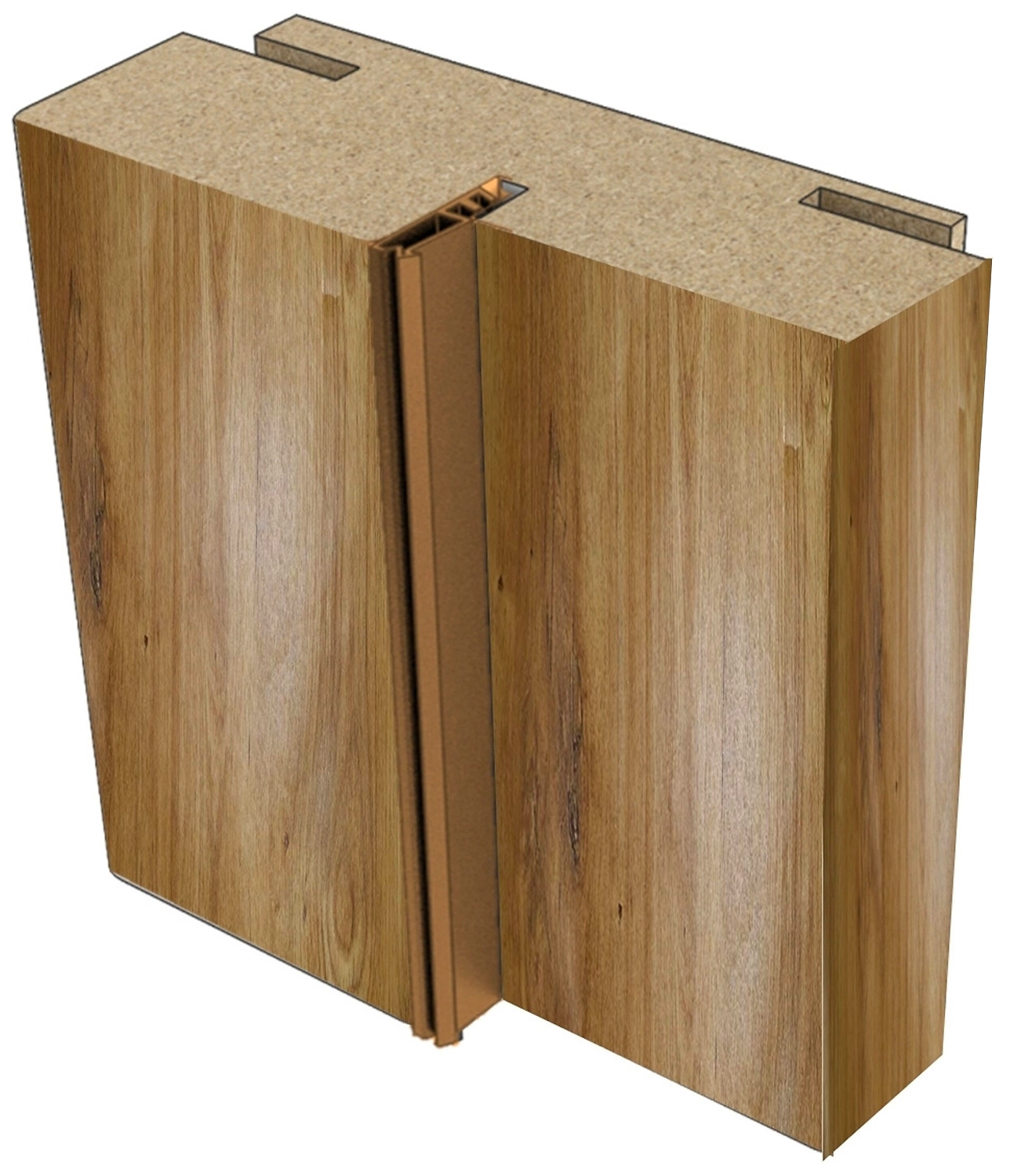 Дверная коробка Кантри телескопическая Дуб болтон 35х2070 мм 2,5 шт