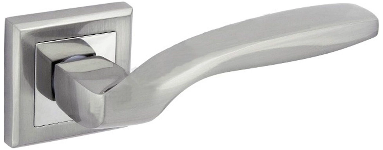 Дверная ручка для межкомнатной двери ФАБРИКА ЗАМКОВ FZ 05 S SN никель
