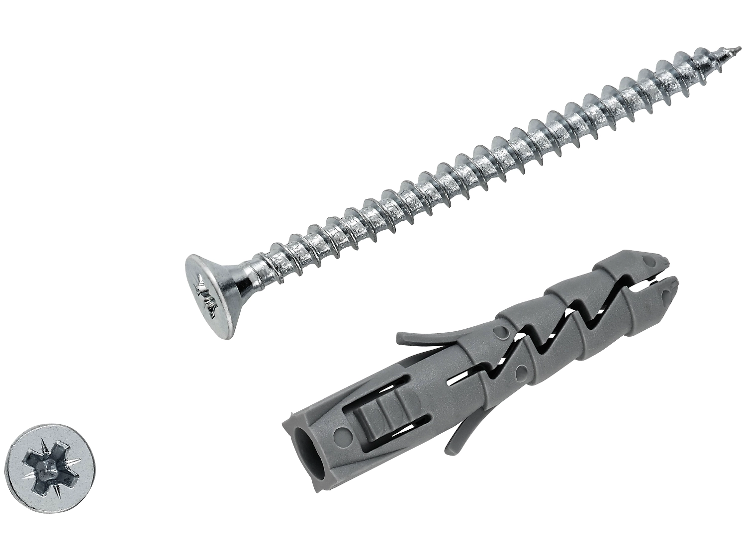 Дюбель-шуруп универсальный распорный LUX-TOOLS 8х40 мм 10 шт