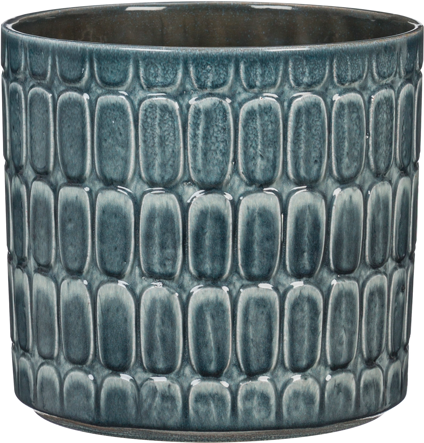 Кашпо керамическое Scheurich 878 декор Альма D19