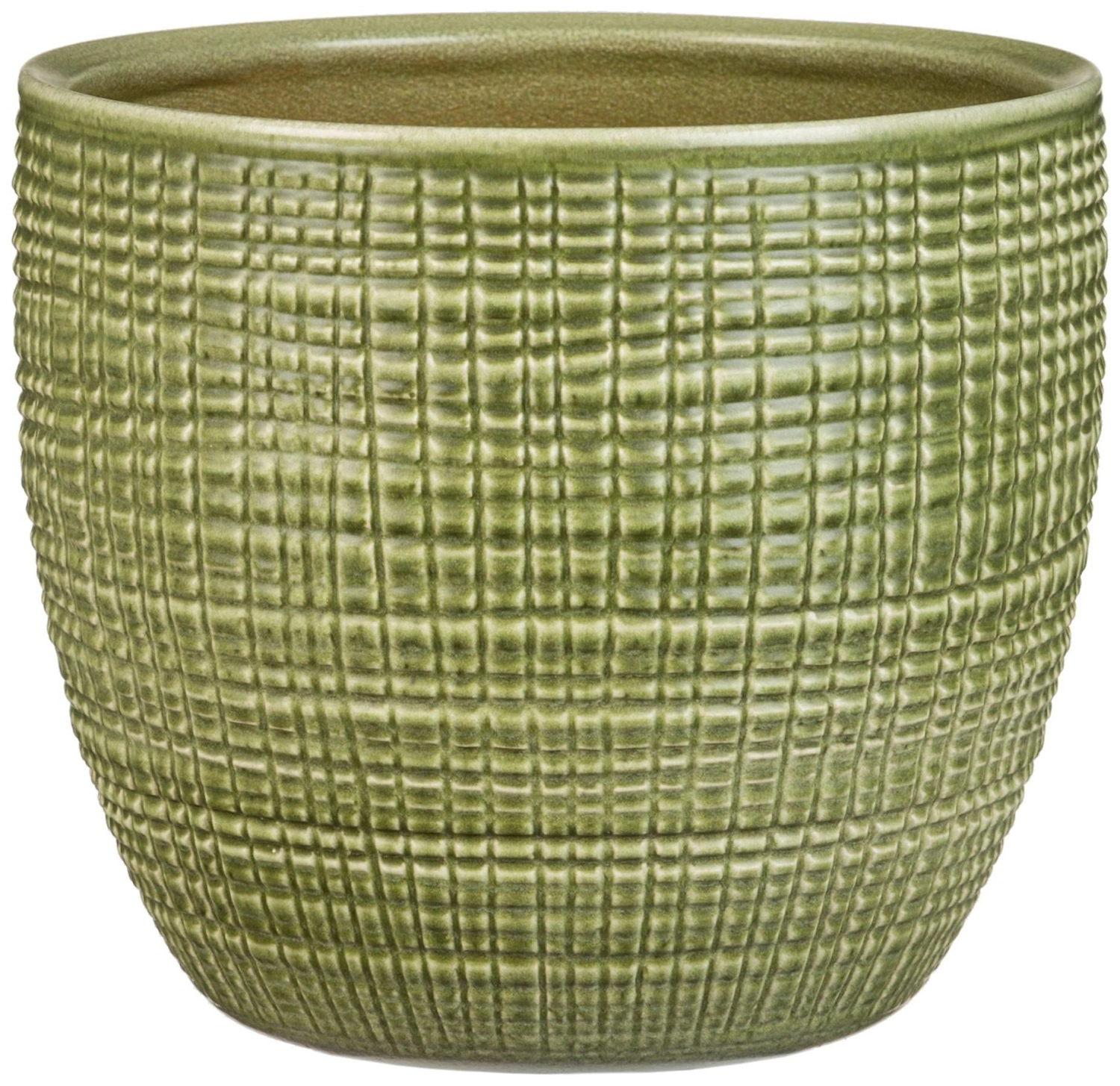 Кашпо Scheurich Corteza 866 d14 см керамическое зеленое