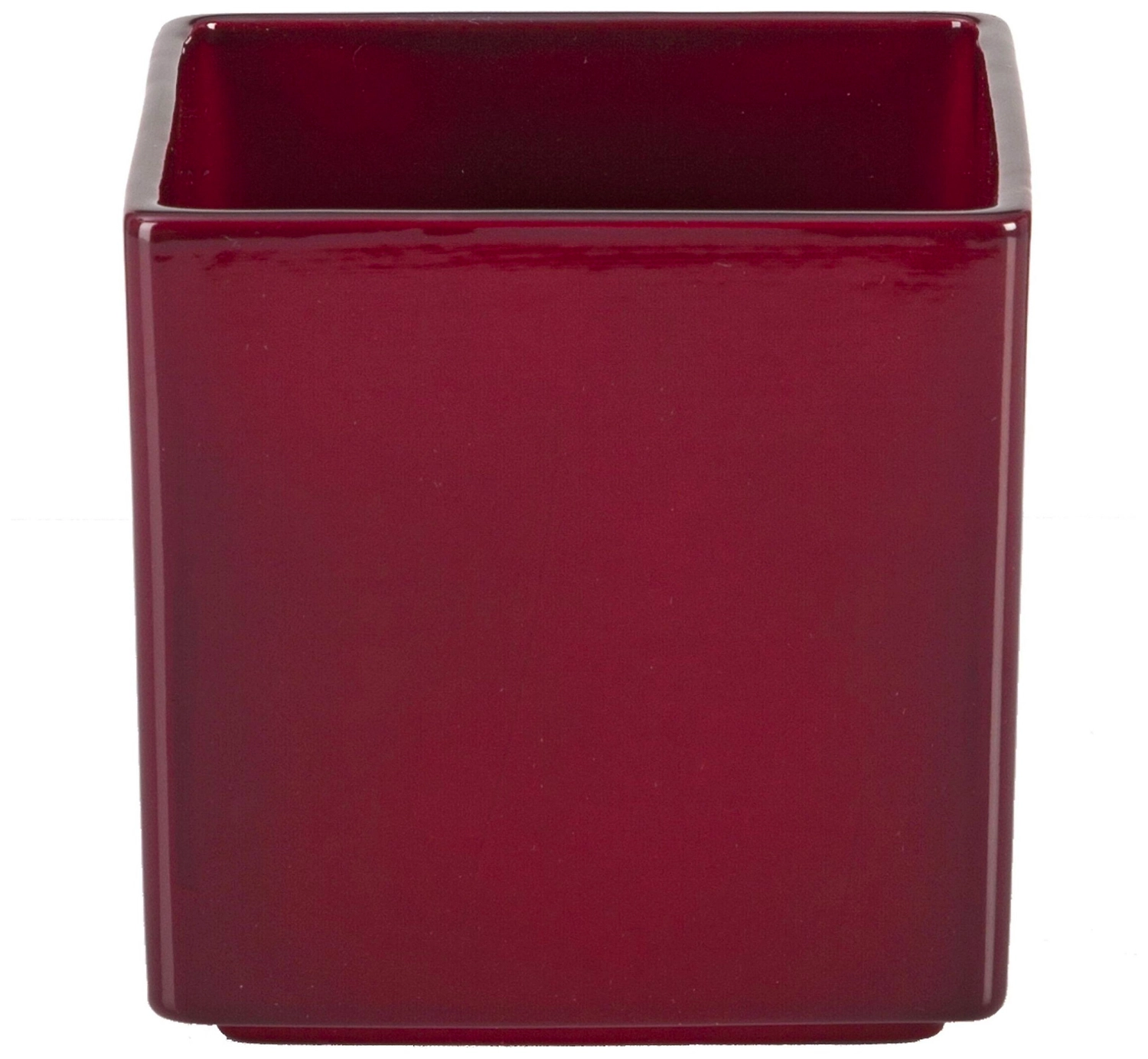 Кашпо Scheurich Дарк 994 d15 см керамическое красное